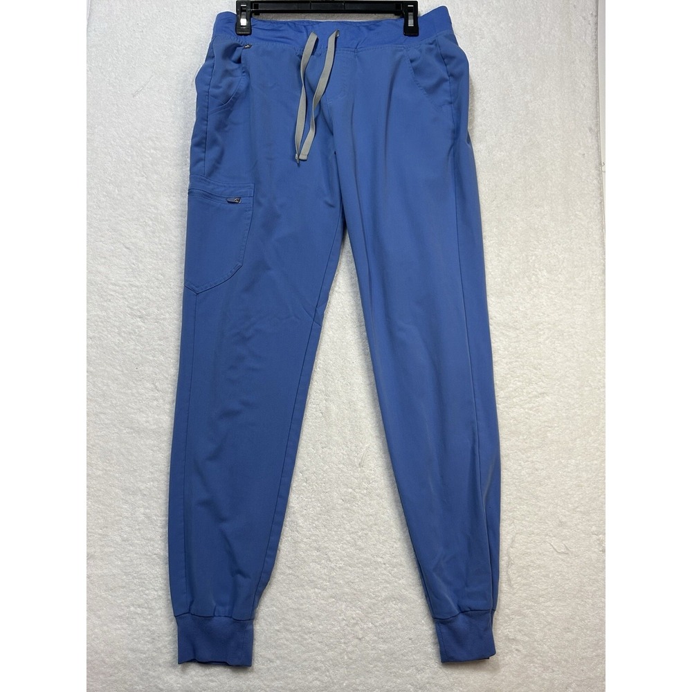 Figs Womens Size M/T Blue Zamora Jogger Scrub Pants (M8)